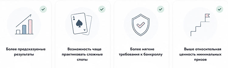 Четыре преимущества малого поля