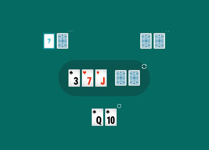 Вариант недостроенной одномастной комбинации