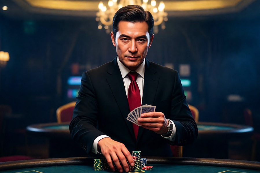 Крупье в покере