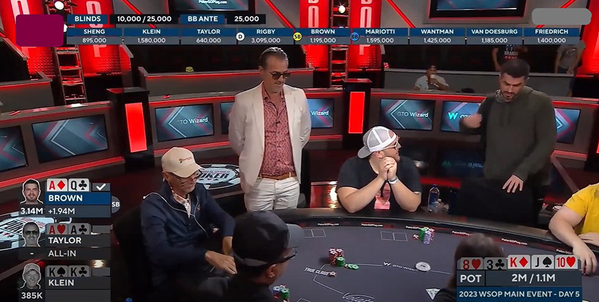 Бэдбит на Main Event WSOP 2023 года