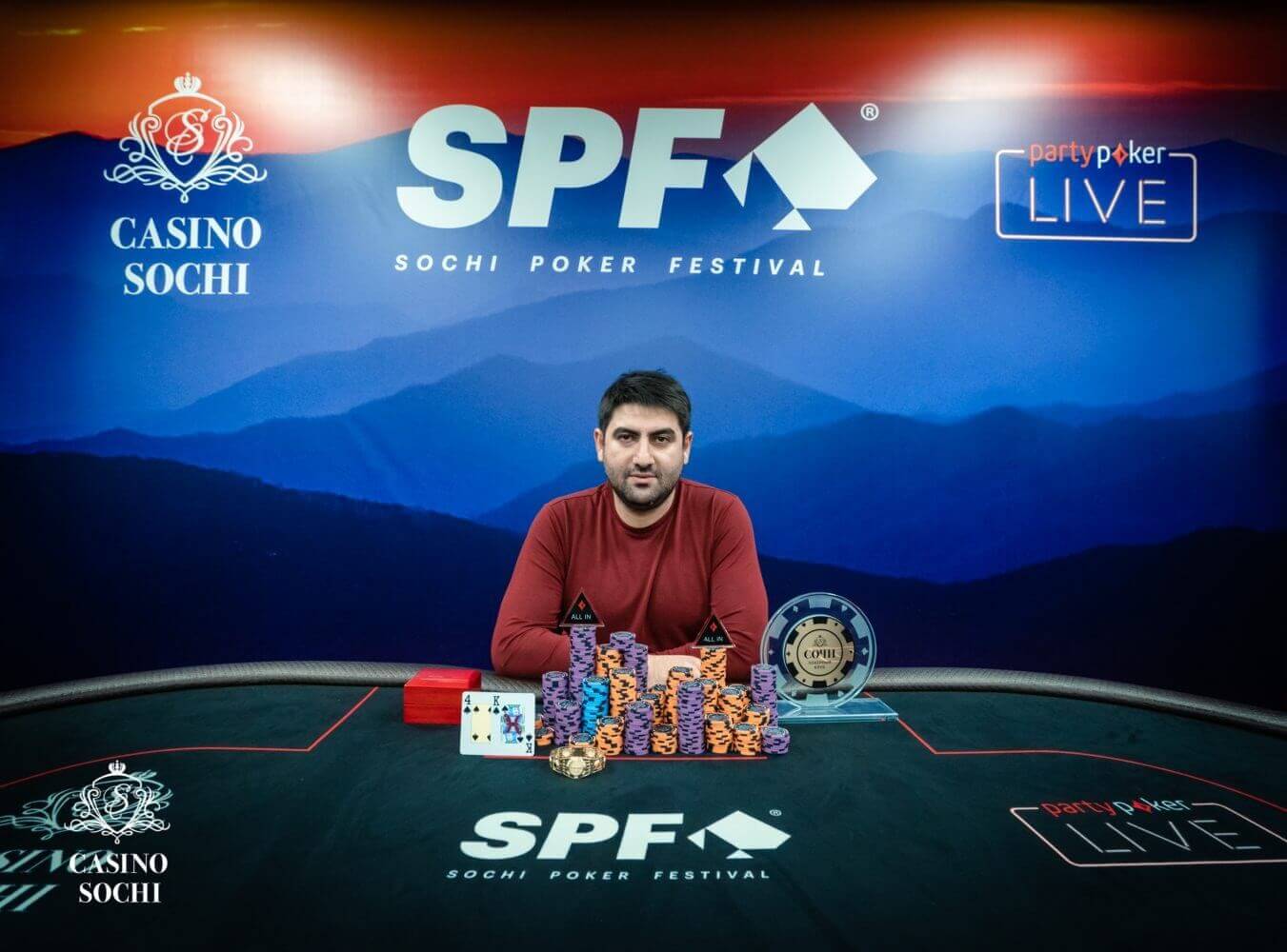 Первое место в Главном Событии Sochi Poker Festival занял Арутюн Саакян Первое место в Главном Событии Sochi Poker Festival занял Арутюн Саакян