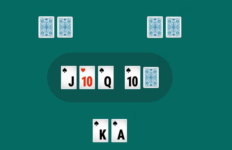 Вариант роял-флеша в Холдеме