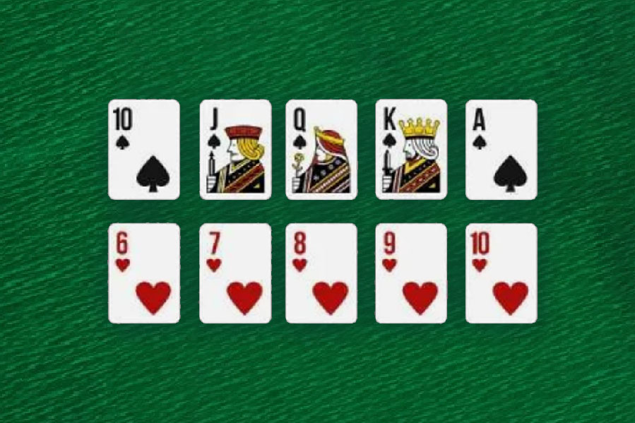 Стрит-флеш и флеш-рояль